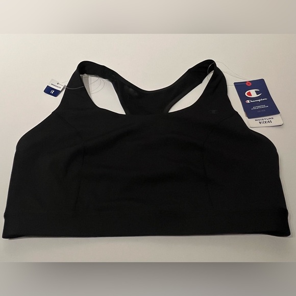 Champion Black Stretch Sports Bra - Picture 1 of 5